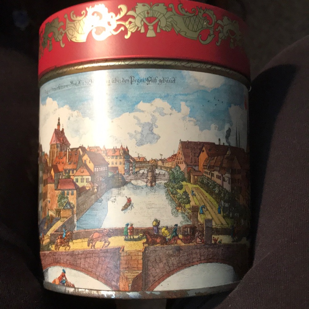 Vintage German Cookie Tin